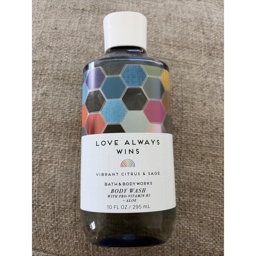 Bath & Body Works Shower Gel Body Wash LOVE Always Wins RARE RETIRED Scent 10oz